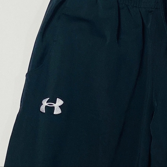 Under Armour Loose Black Ankle Zip Sweat Pants S - Picture 2 of 7
